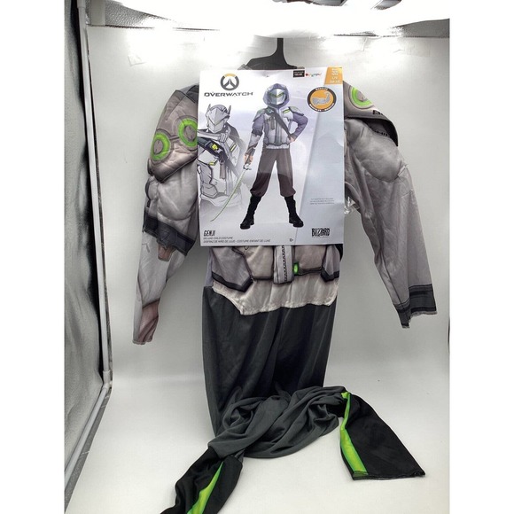 Genji Deluxe Muscle Overwatch Costume Overwatch Halloween Boys Large 10-12. NEW - Picture 1 of 1